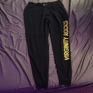 Virginity Rocks sweatpants, men’s medium, slightly worn